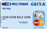 Cartão Caixa Pré-pago TIM Multibank